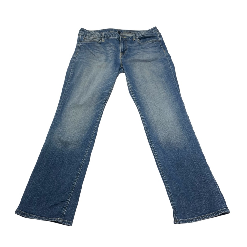 Gap Premium Curvy Straight Blue Jeans Low Rise Women’s Size 10/30S Denim